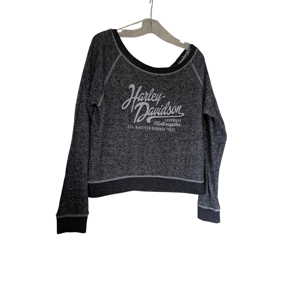 Women's Harley Davidson Hawaii Gray slouch Sweater - M